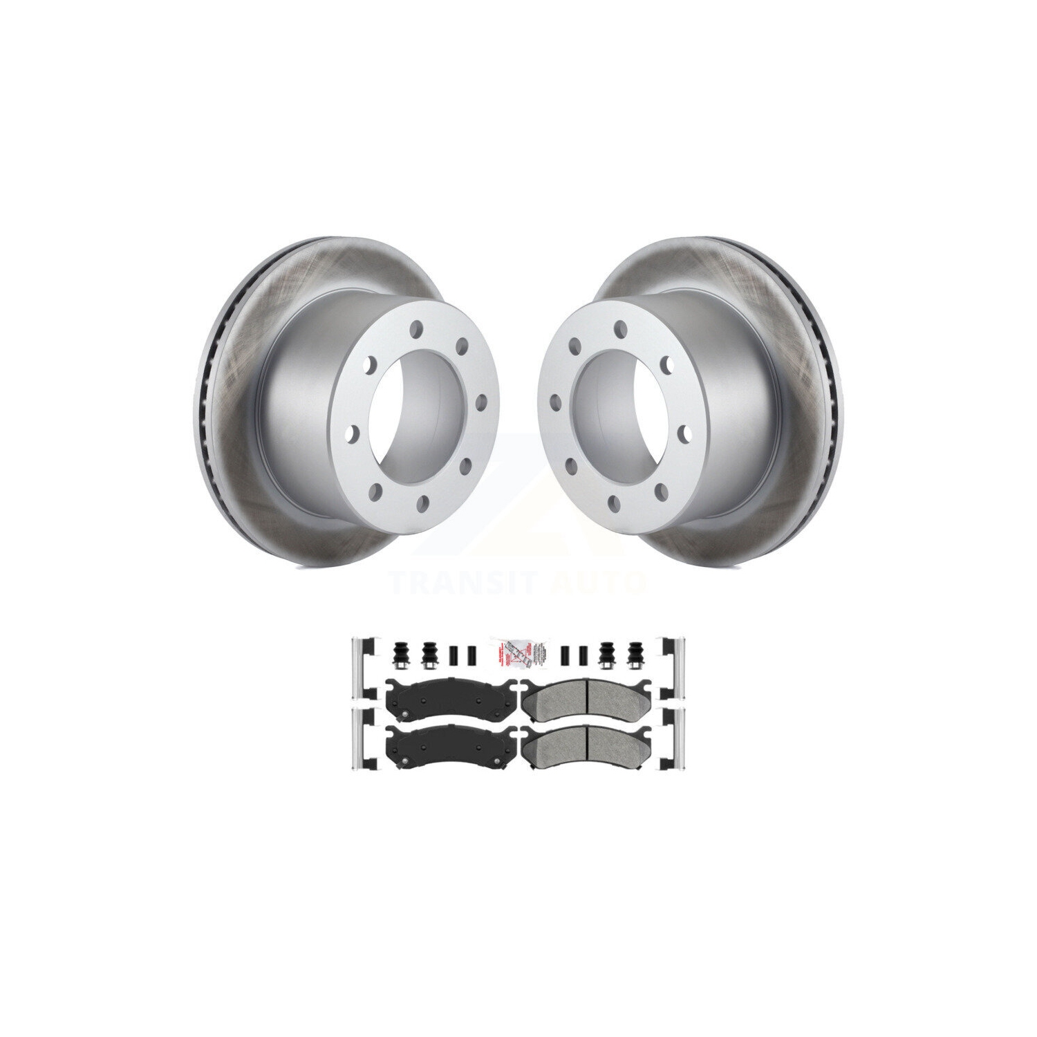 Ensemble de plaquettes semi-métalliques de frein arrière pour GMC Sierra 3500 Classic avec PNBV KGA-105380 de 12000 lb