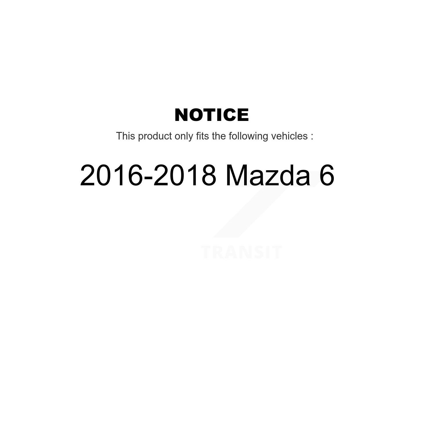 Disques de frein à disque arrière avant et plaquettes en céramique pour Mazda 6 K8C-101534 2016-2018