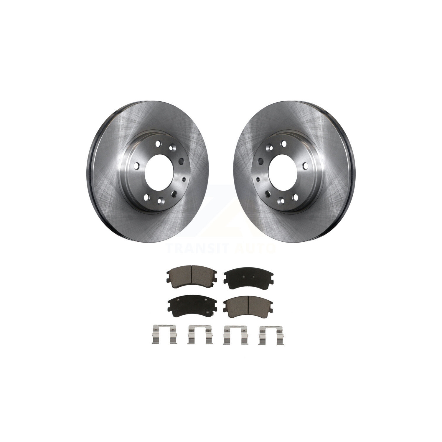 Front Disc Brake Rotors And Ceramic Pads Kit For 2003-2005 Mazda 6 K8C-100566