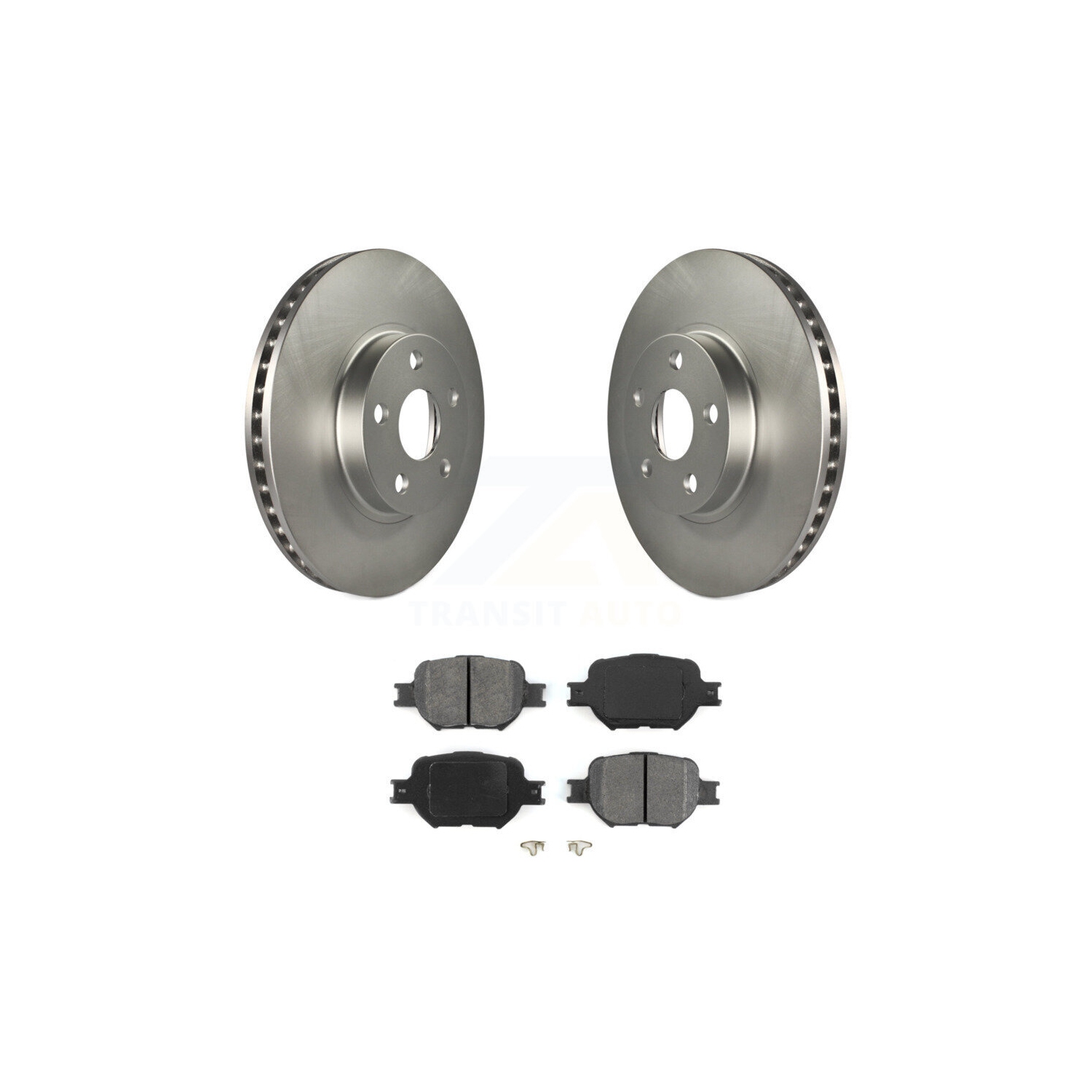Front Coated Disc Brake Rotors And Semi-Metallic Pads Kit For Toyota Celica Scion tC KGS-100234