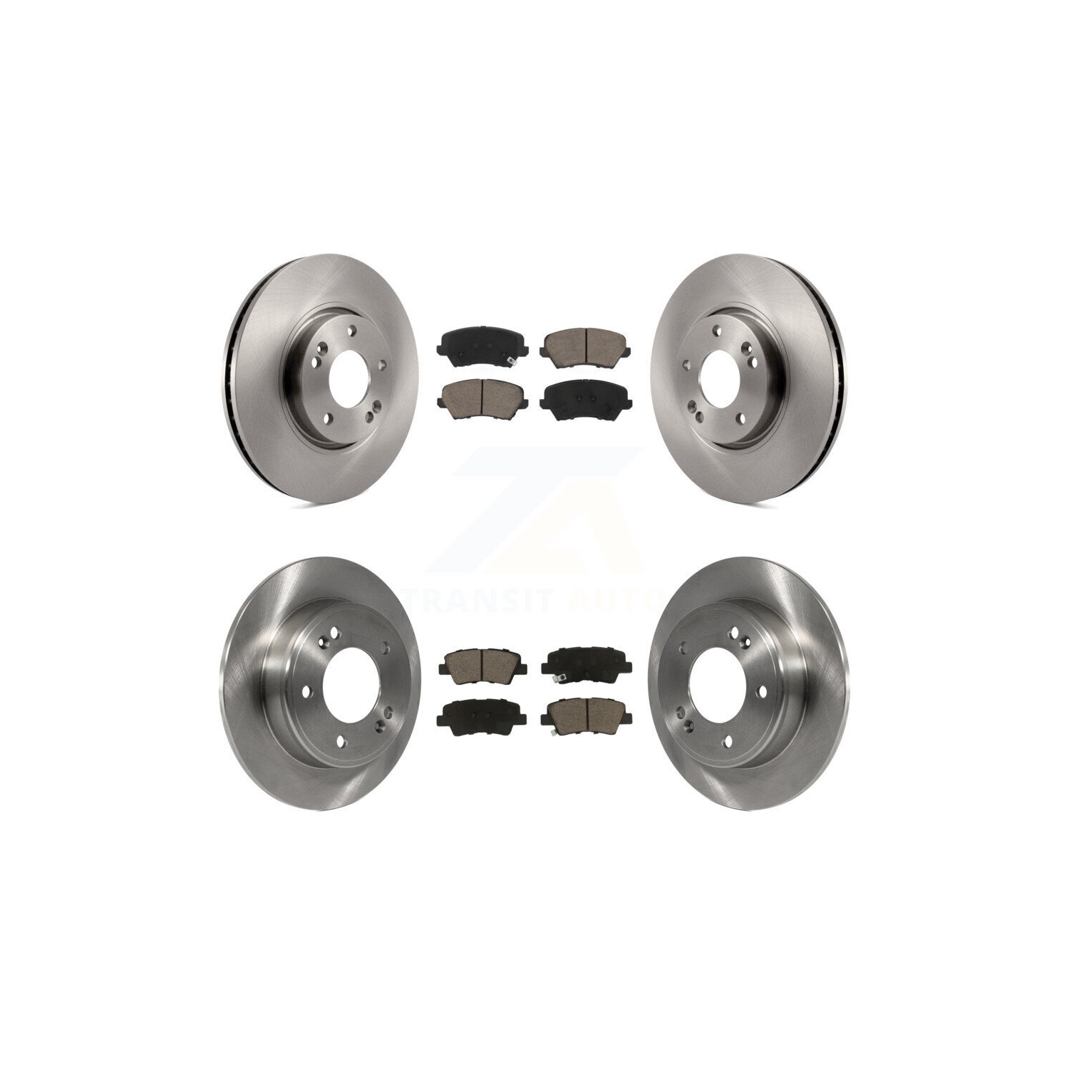 Disques de frein arrière avant et plaquettes en céramique pour Hyundai Veloster Tech se K8C-101540 2016