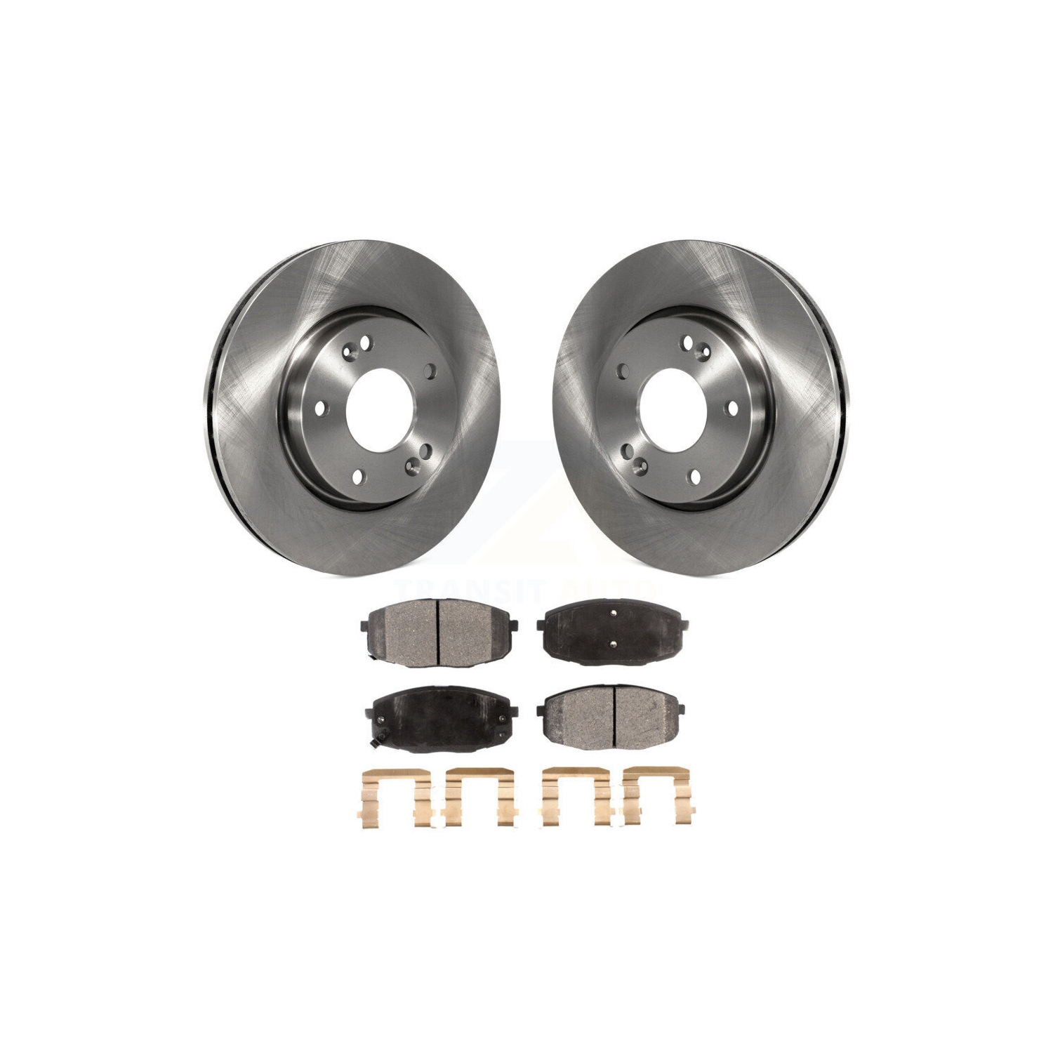 Disques de frein avant et plaquettes semi-métalliques pour Hyundai Elantra K8F-100366