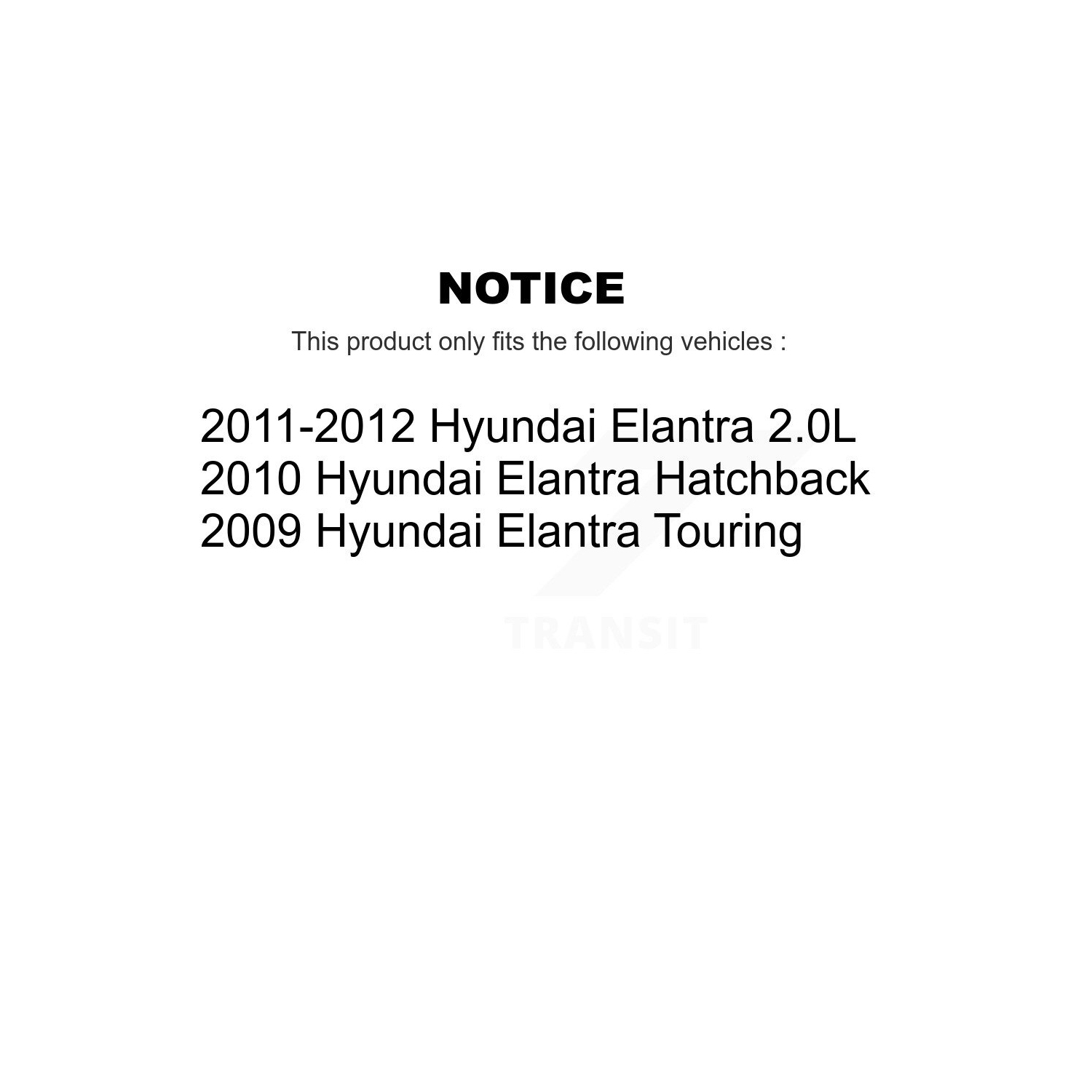 Disques de frein avant et plaquettes semi-métalliques pour Hyundai Elantra K8F-100366