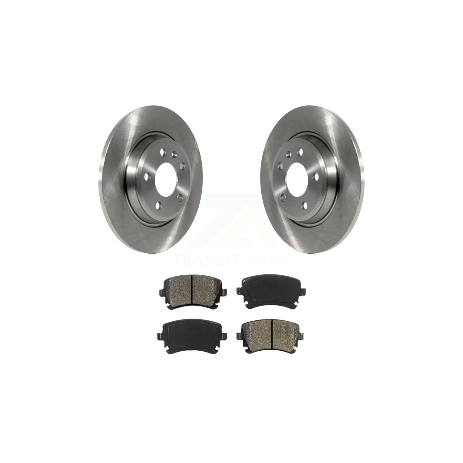 Rear Disc Brake Rotors And Semi-Metallic Pads Kit For Audi Q5 A4 allroad K8S-102823