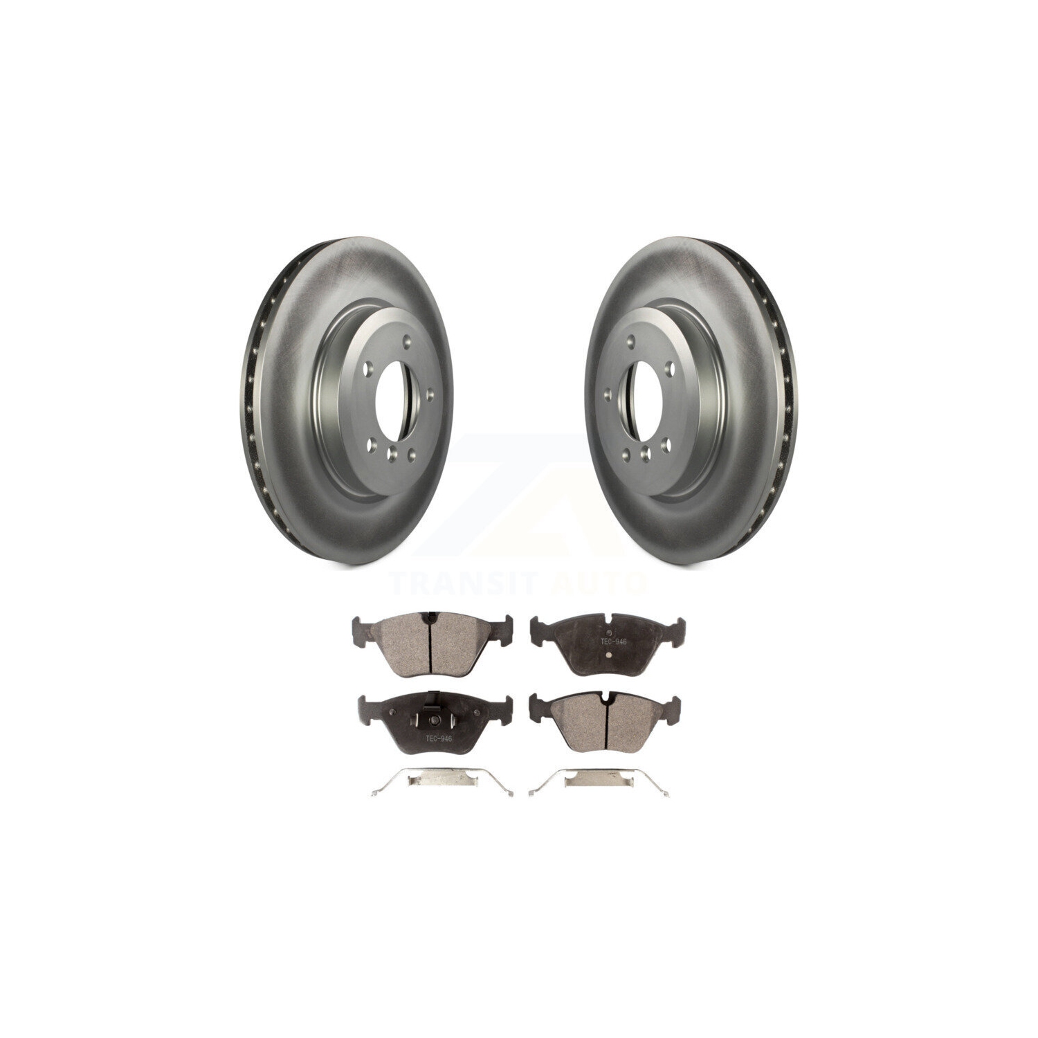 Front Coated Disc Brake Rotors And Semi-Metallic Pads Kit For BMW 330Ci Z4 330i 330xi KGF-100266