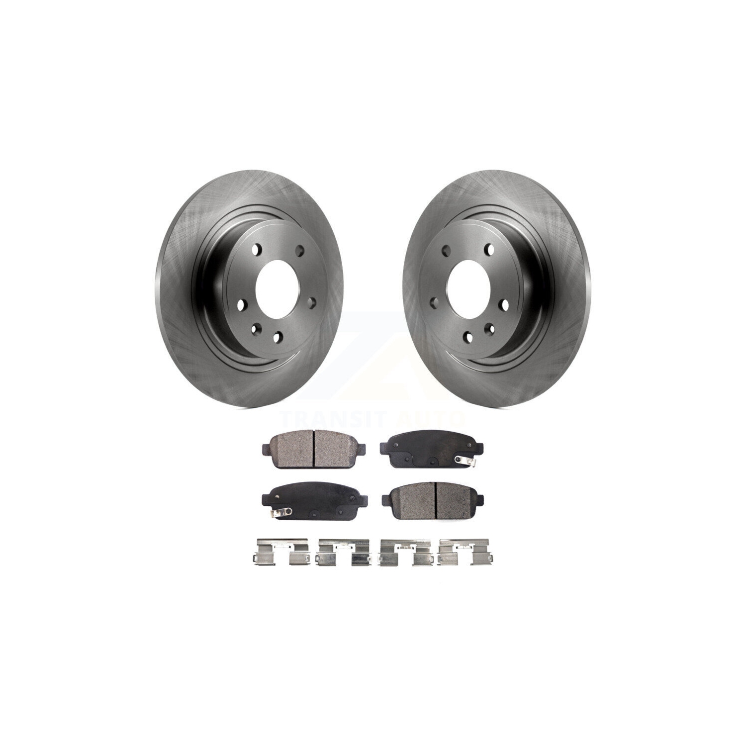 Rear Brake Rotors Semi-Metallic Pad Kit For Chevrolet Cruze Buick Verano Orlando Volt ELR K8F-101571