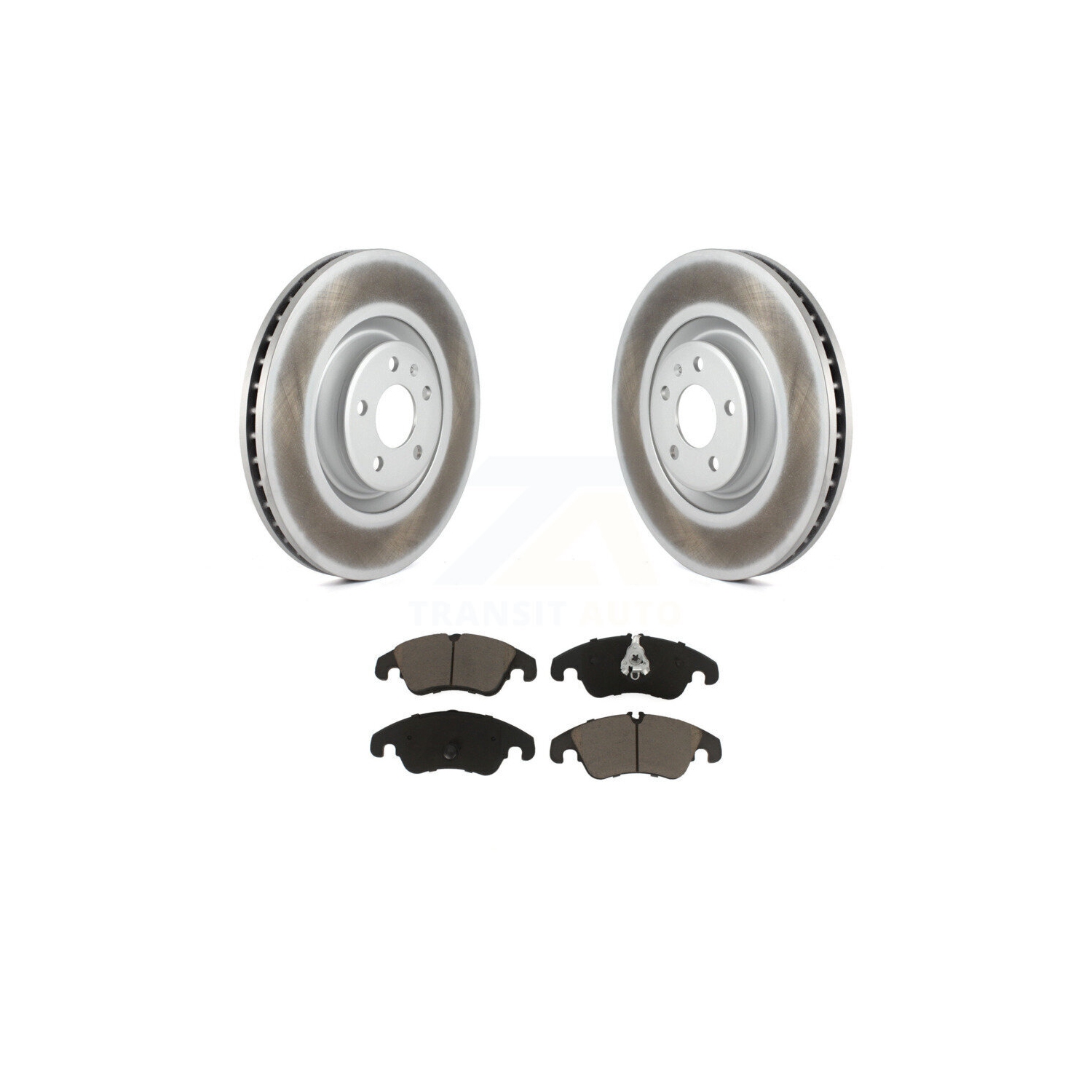 Kit de plaquettes en céramique pour disque de frein avant enduit pour Audi A6 2014 avec diamètre 356&nbsp;mm KGC-100044