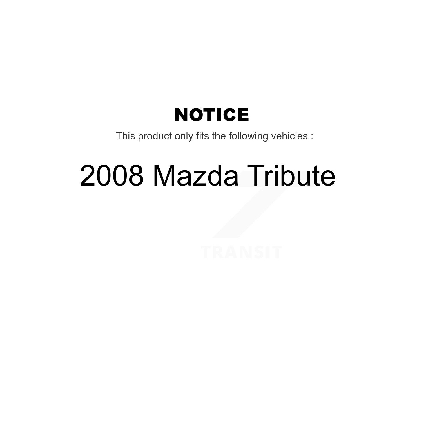 Front Rear Disc Brake Rotors Semi-Metallic Pads And Drum Kit For 2008 Mazda Tribute K8F-103300