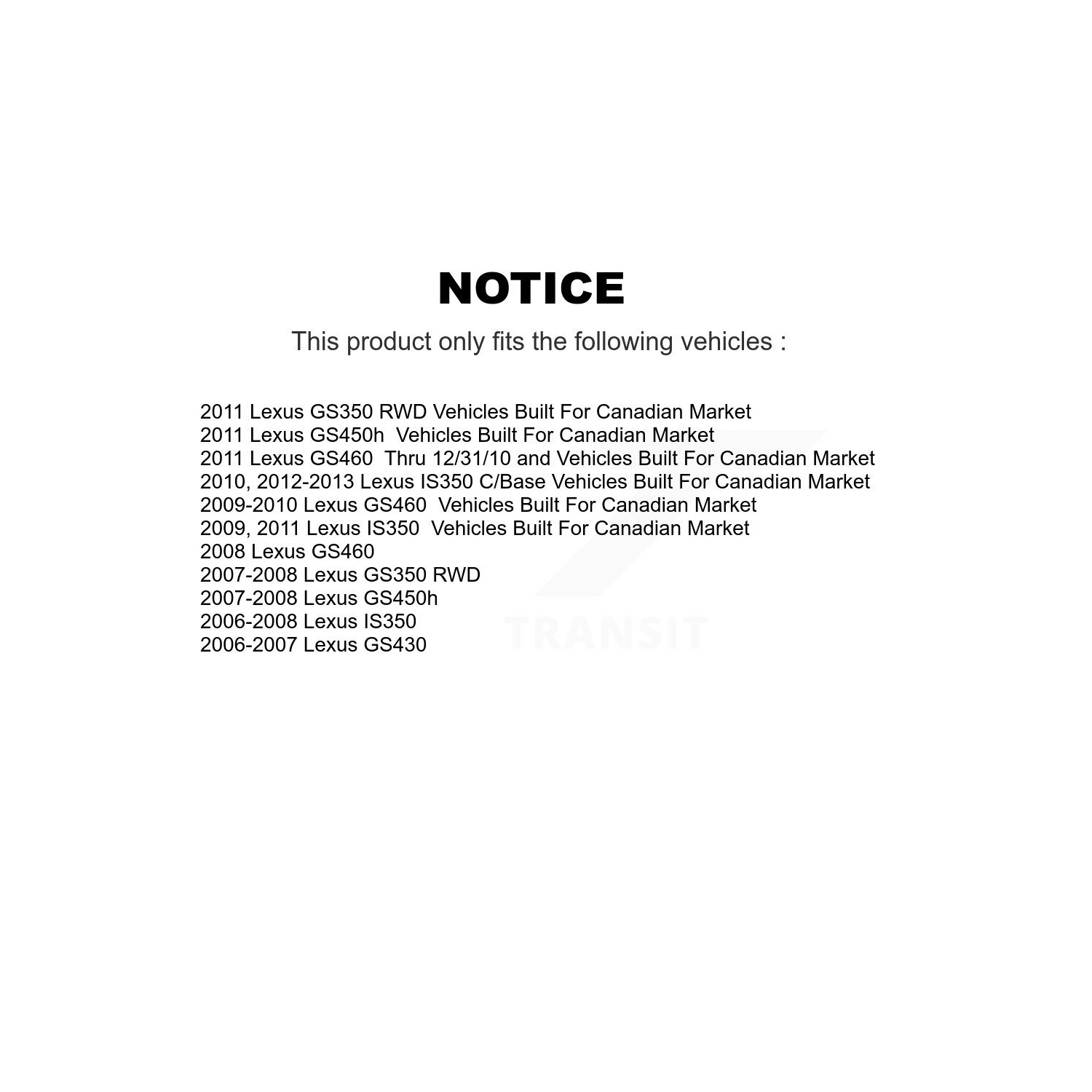 Ensemble de plaquettes semi-métalliques pour disque de frein à revêtement arrière pour Lexus IS350 GS350 450&nbsp;h KGF-102217