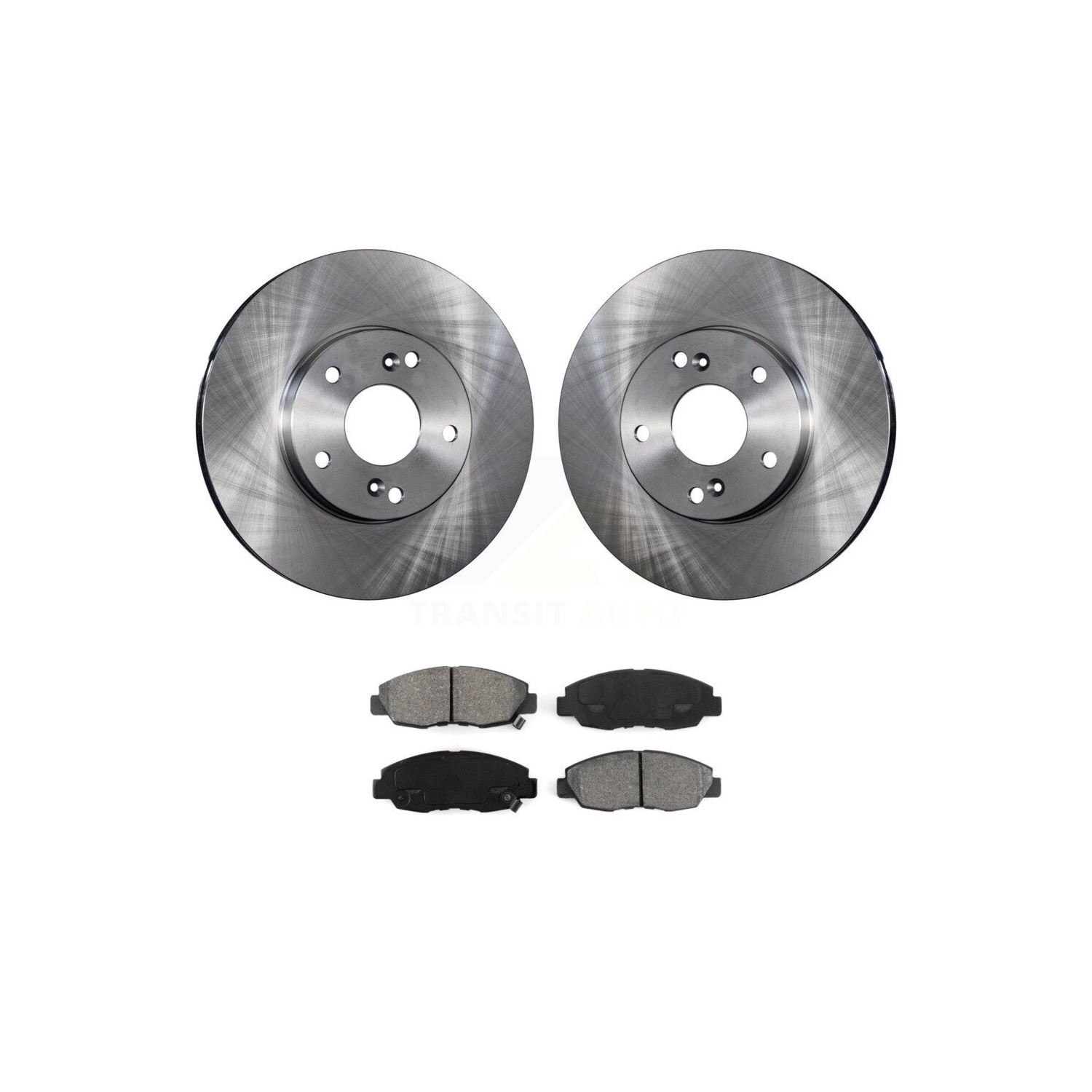 Front Disc Brake Rotors And Semi-Metallic Pads Kit For 2011 Honda Civic GX K8S-100318