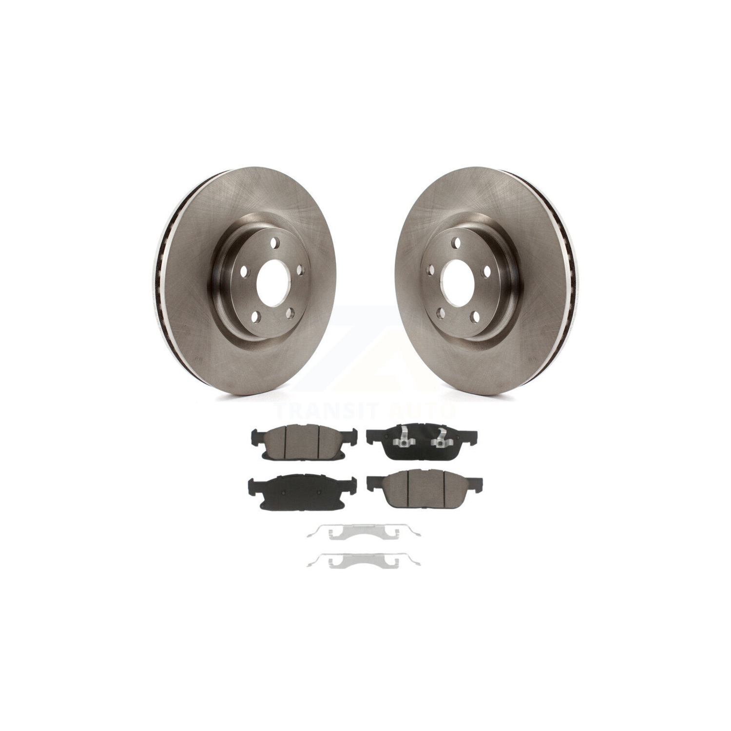 Front Disc Brake Rotors And Ceramic Pad Kit For Ford Edge With 316mm Diameter Rotor K8C-100246