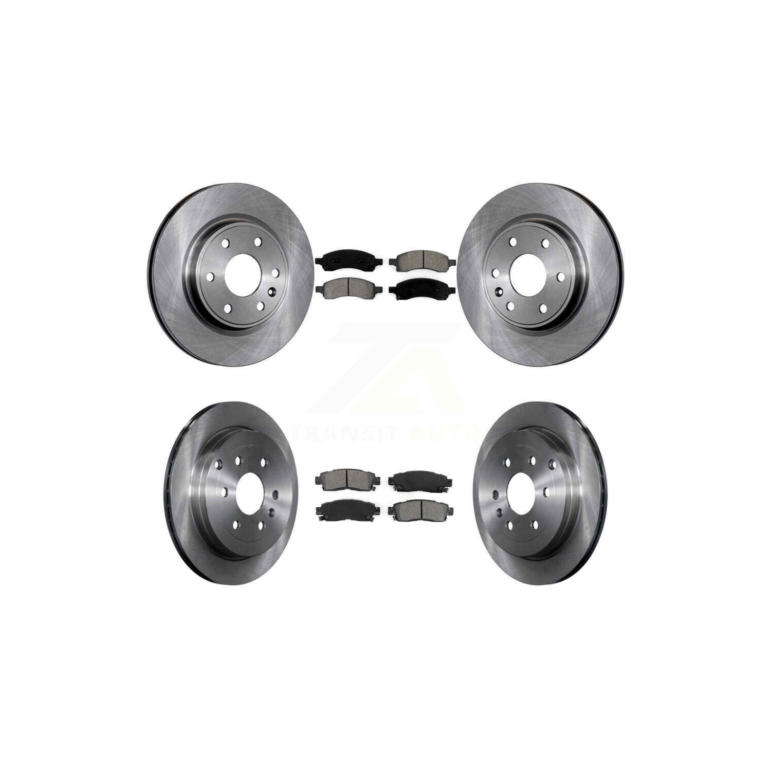 Ensemble de plaquettes semi-métalliques pour disques de frein arrière GMC Acadia Buick Enclave Chevrolet K8S-100822