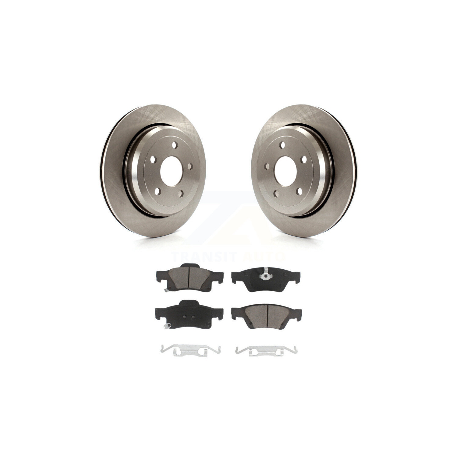 Rear Disc Brake Rotors And Ceramic Pads Kit For Jeep Grand Cherokee Dodge Durango WK K8C-101742