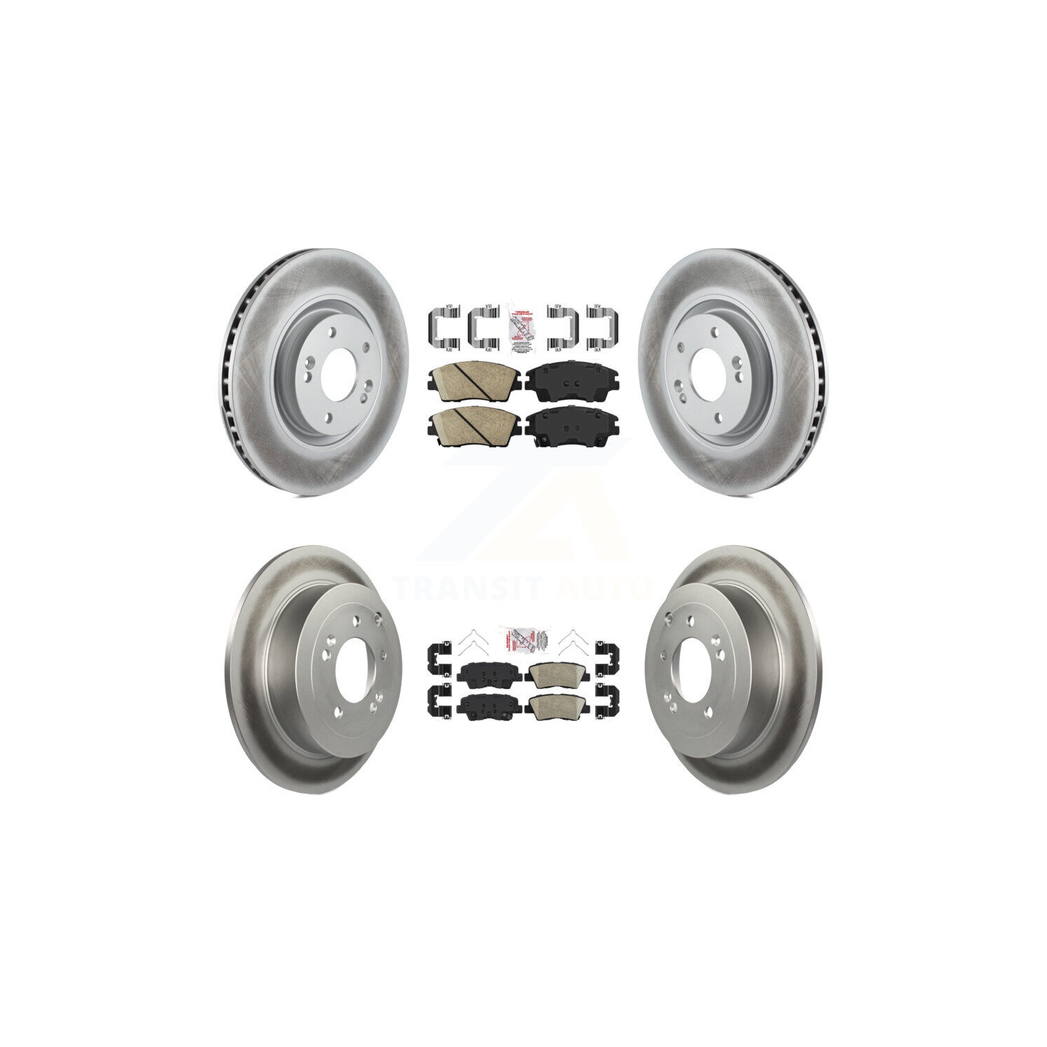 Disques de frein avant recouverts de céramique à l'arrière pour Kia Sportage avec stationnement manuel KGA-105028