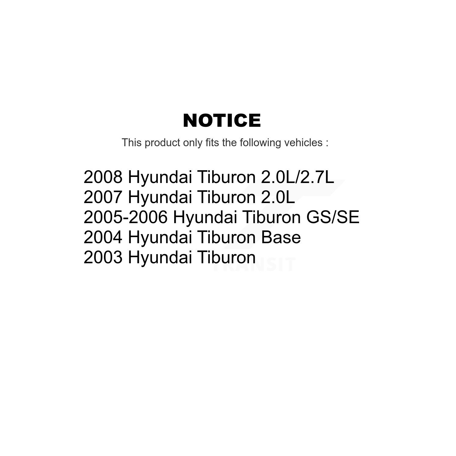 Front Rear Coated Disc Brake Rotors And Semi-Metallic Pads Kit For Hyundai Tiburon KGS-100818