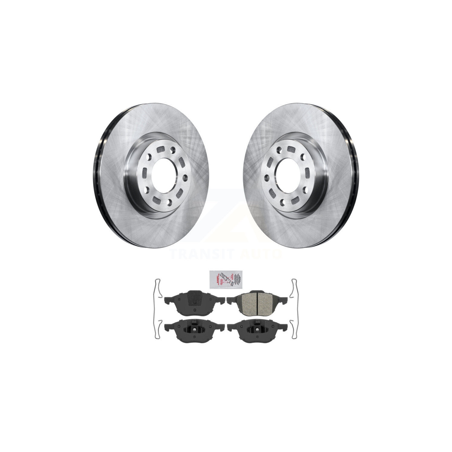 Front Disc Brake Rotors And Semi-Metallic Pads Kit For Mazda 3 5 Sport K8A-104116