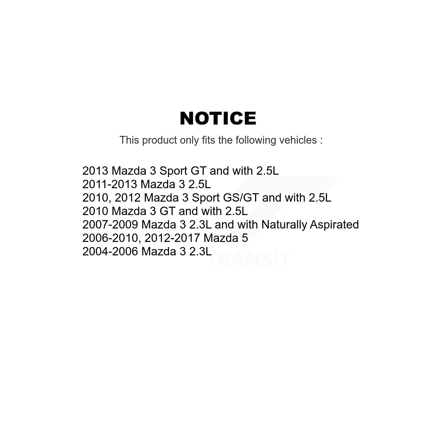 Front Disc Brake Rotors And Semi-Metallic Pads Kit For Mazda 3 5 Sport K8A-104116