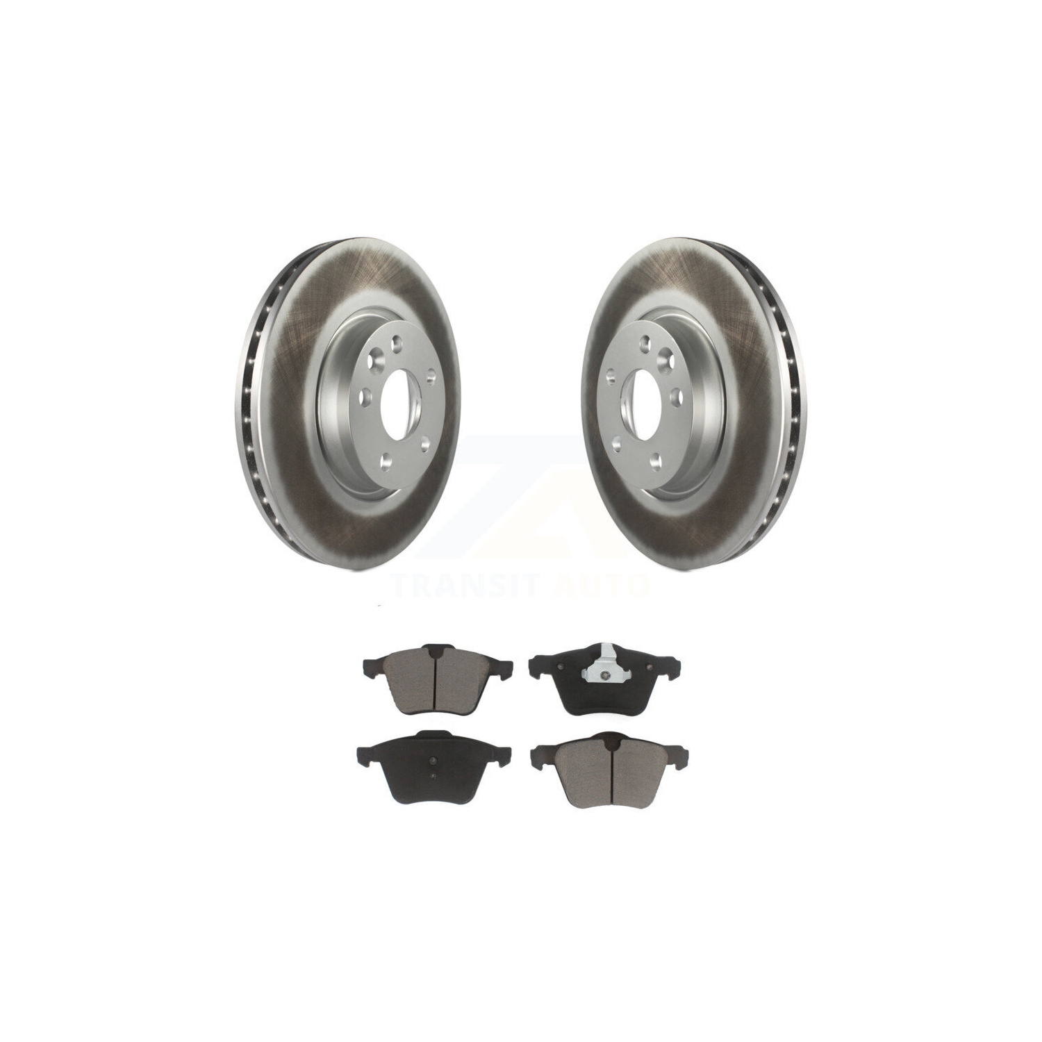 Kit de plaquettes en céramique pour disque de frein avant pour Volvo V70 2008 avec diamètre 300&nbsp;mm KGC-100185