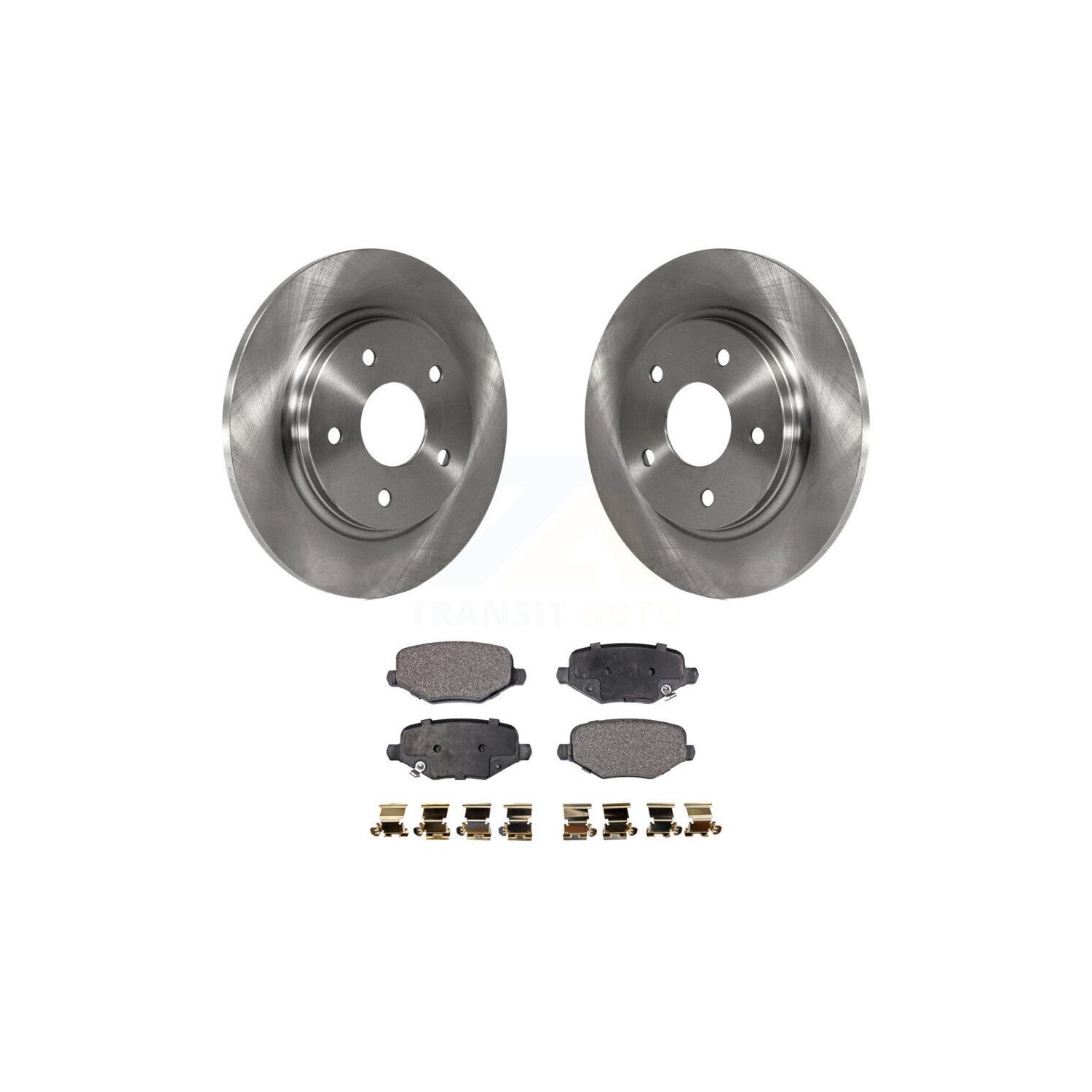 Rear Brake Rotors & Semi-Metallic Pad Kit For Dodge Grand Caravan Chrysler Town Country K8F-101673