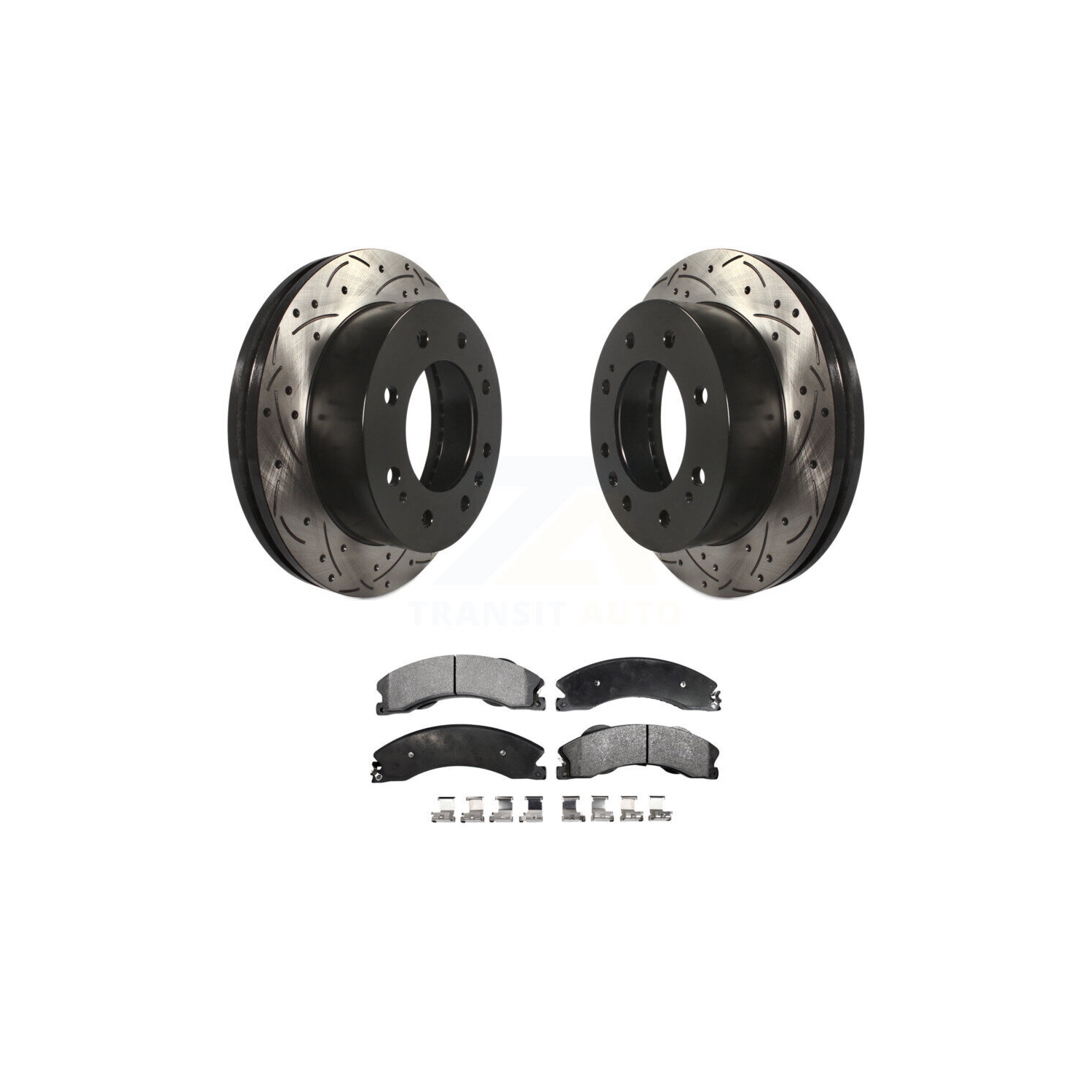 Ensemble de plaquettes en céramique pour disque de frein avant percé pour Chevrolet Sierra 2500 HD Silverado KDT-100014 de GMC