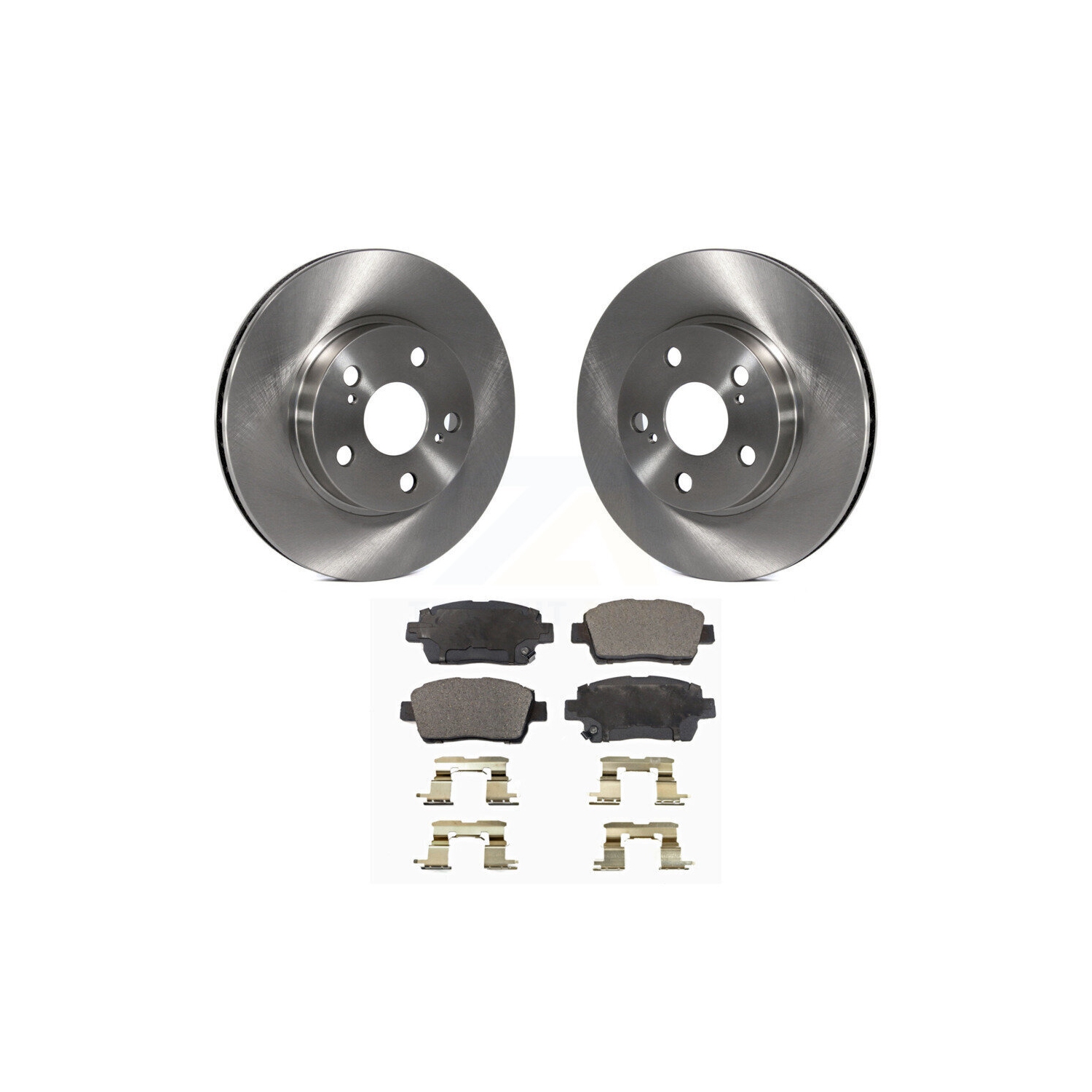 Disques de frein avant et plaquettes semi-métalliques pour Toyota Prius K8F-100413 2004-2009