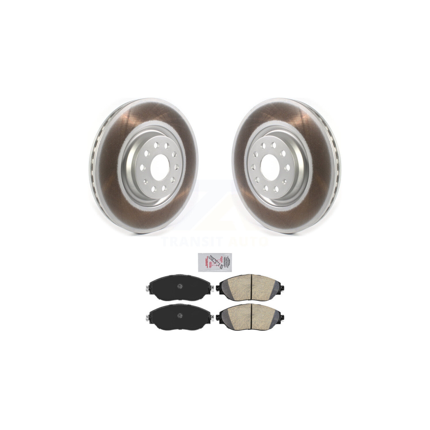 Disques de frein avant recouverts et plaquettes en céramique pour Volkswagen CC AWD KGA-104695