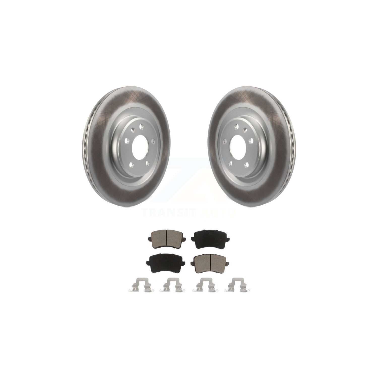 Ensemble de disques de frein à disque enduit arrière et plaquettes en céramique pour Audi Q5 S4 A4 Quattro S5 SQ5 A5 KGC-101801