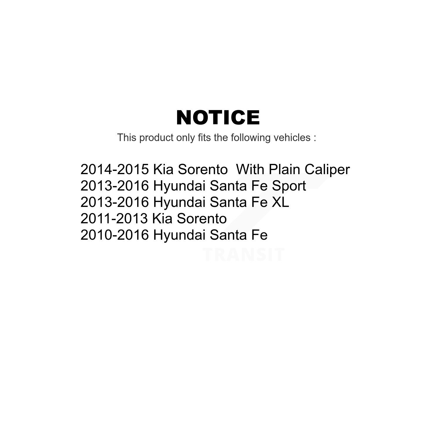 Rear Disc Brake Rotor And Semi-Metallic Pad Kit For Kia Sorento Hyundai Santa Fe Sport XL K8F-101902