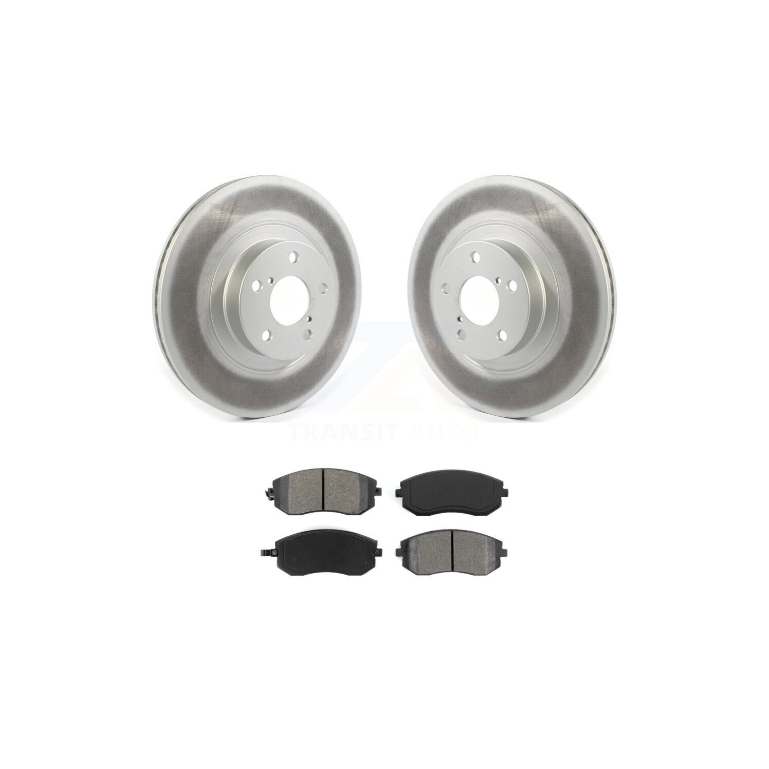 Ensemble de plaquettes de disque de frein semi-métalliques enduites à l'avant pour Subaru Outback Forester Legacy KGS-101793