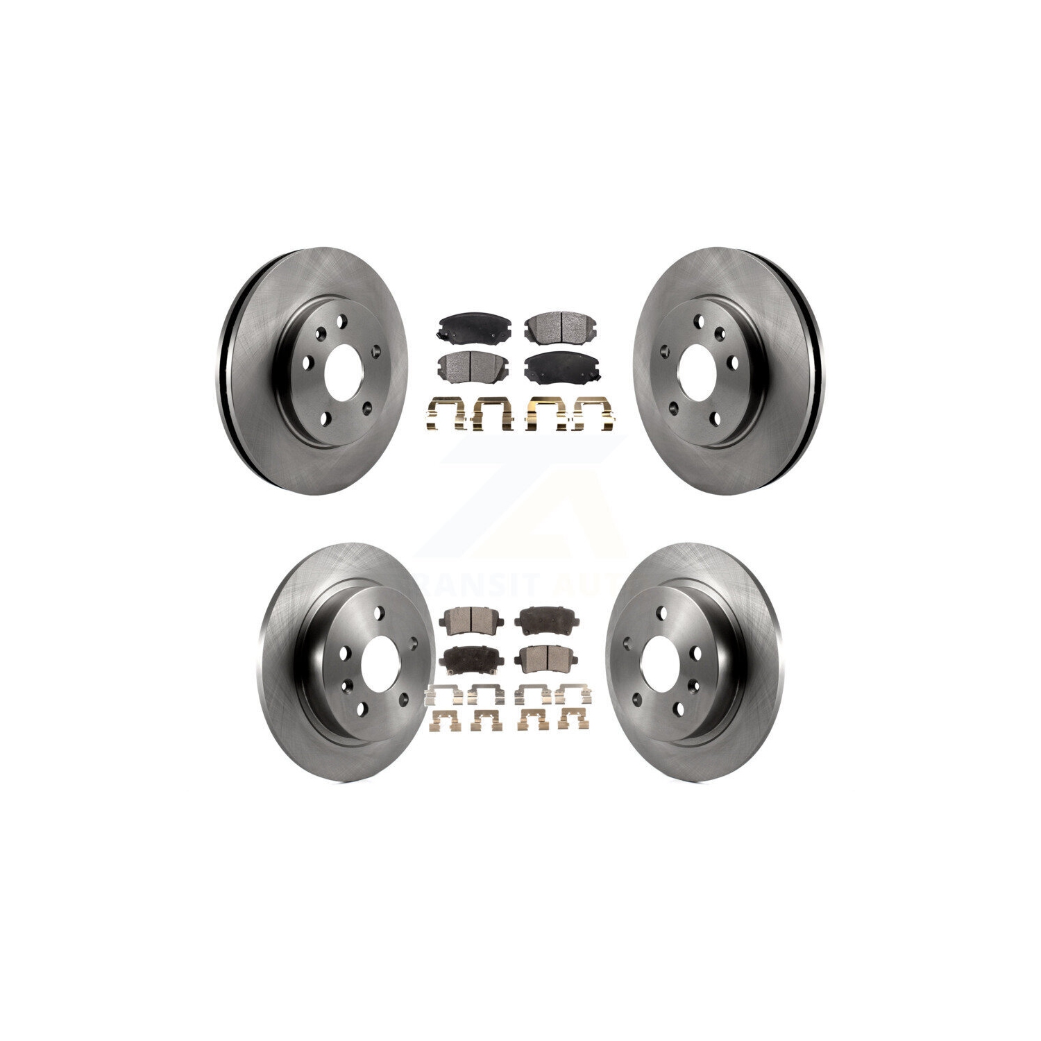 Disques de frein arrière avant et plaquettes en céramique pour Chevrolet Malibu Limited K8T-100872