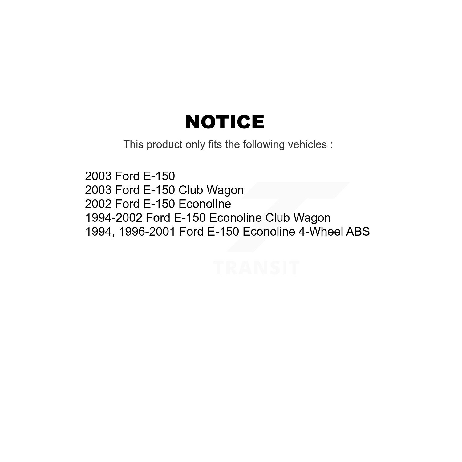 Front Disc Brake Rotor Hub Assembly & Ceramic Pad Kit For Ford E-150 Econoline Club Wagon K8T-100720