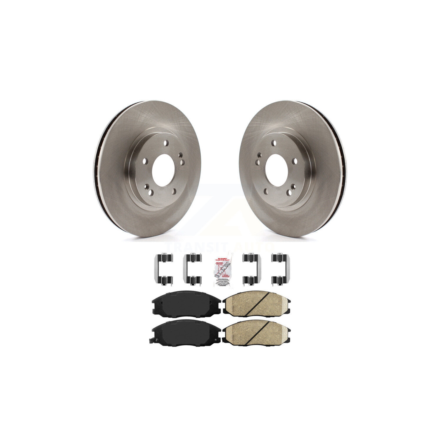 Front Brake Rotors & Ceramic Pad Kit For Hyundai Santa Fe With 294mm Diameter Rotor K8A-103986