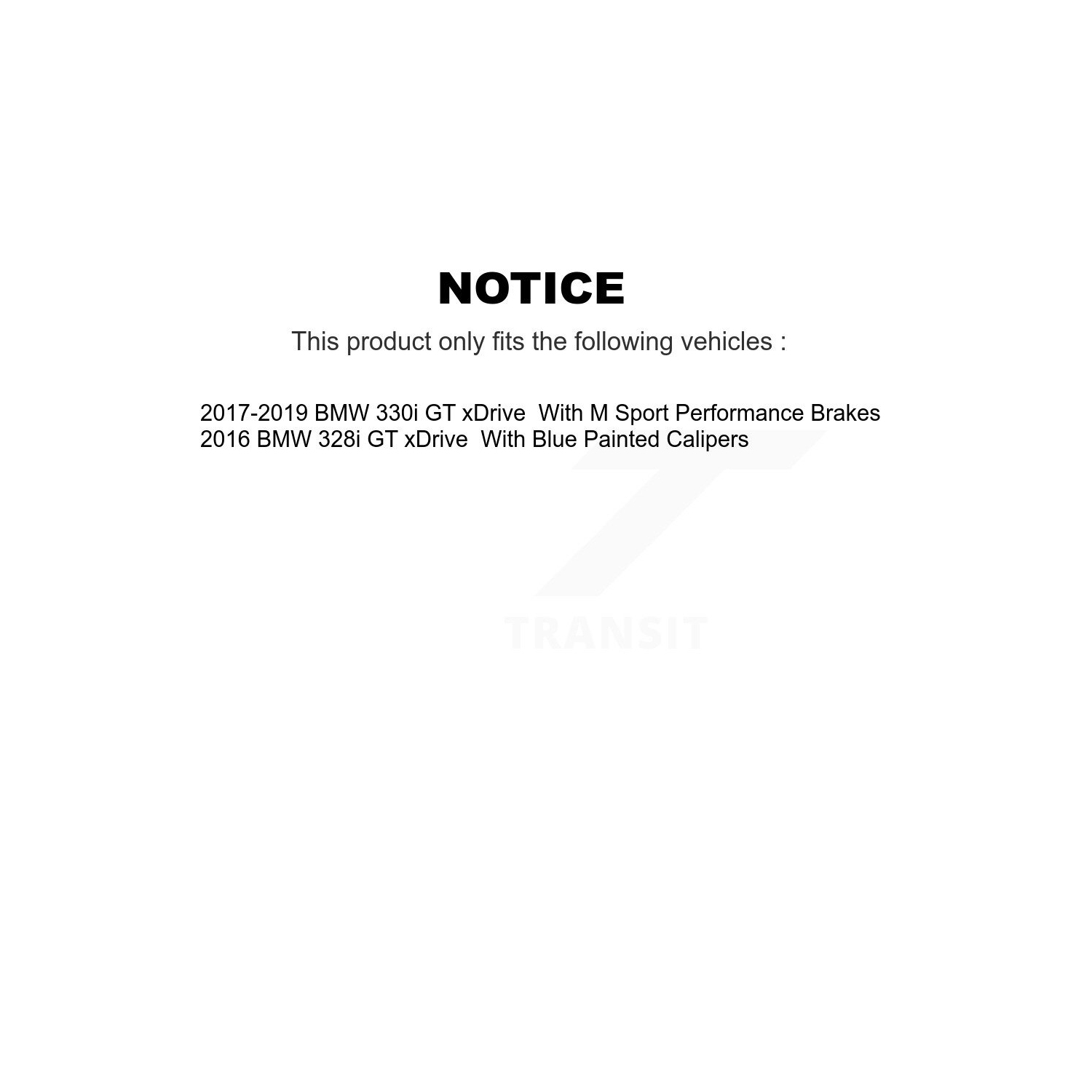 Rear Coated Disc Brake Rotors And Ceramic Pads Kit For BMW 328i GT xDrive 330i KGT-102775