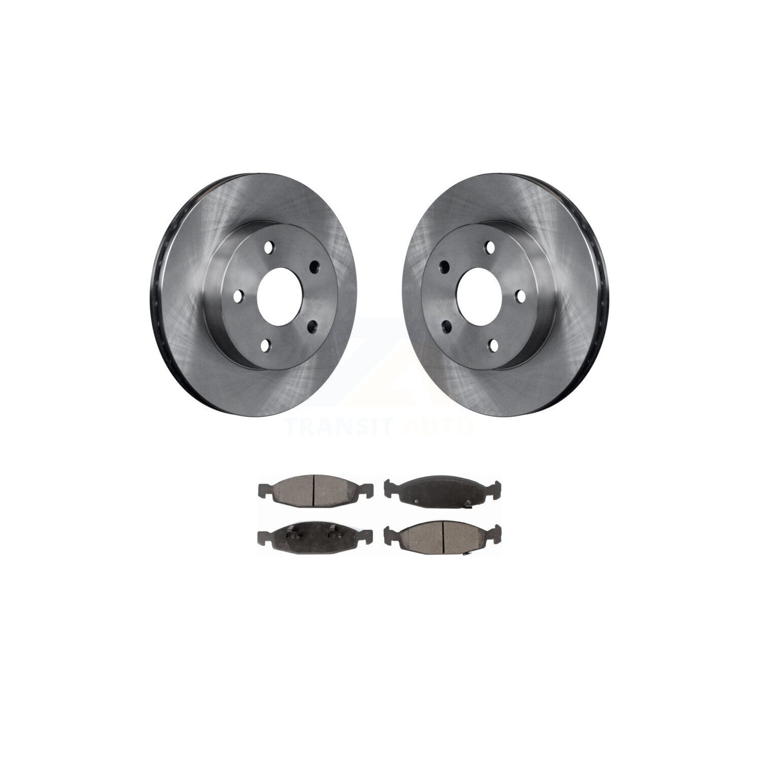 Front Brake Rotors Ceramic Pad Kit For 99-02 Jeep Grand Cherokee With Teves & ATE Caliper K8T-100196