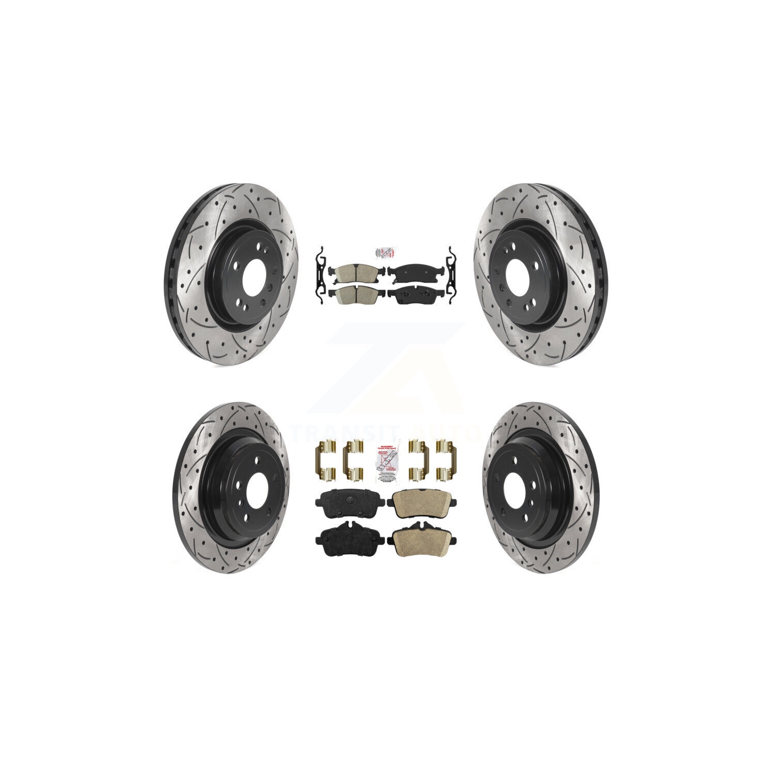 Disques de frein avant à fente percés en céramique à l'arrière pour Mercedes-Benz ML350 GLE350 ML250 KDA-101847