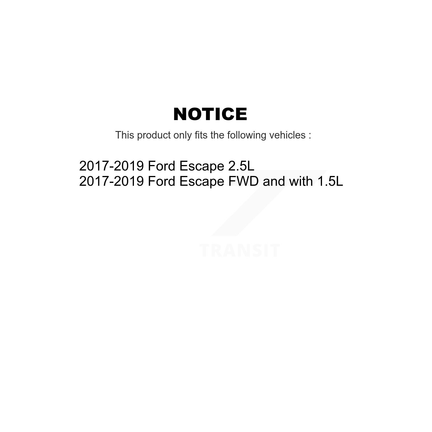 Plaquettes et disques de frein arrière semi-métalliques en céramique à l'avant pour Ford Escape K-8 A 102737