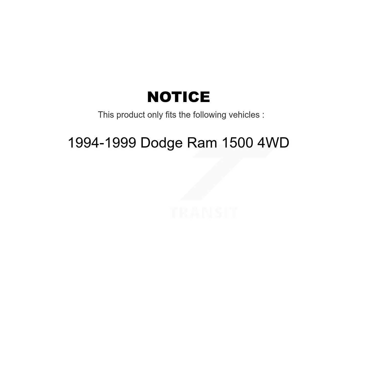 Plaquettes et tambours en céramique pour disque de frein arrière avant pour Dodge RAM 1500 4WD K8C-102274 1994-1999