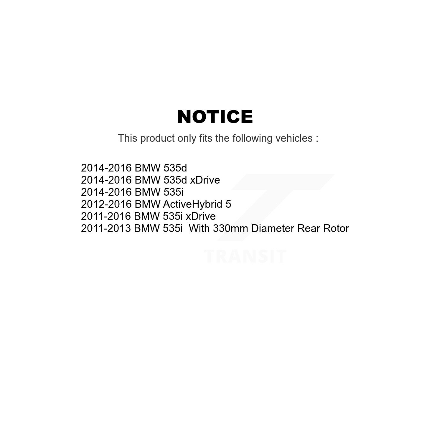 Front Rear Coat Brake Rotor Semi-Metallic Pad Kit For BMW 535i xDrive 535d ActiveHybrid 5 KGF-101186