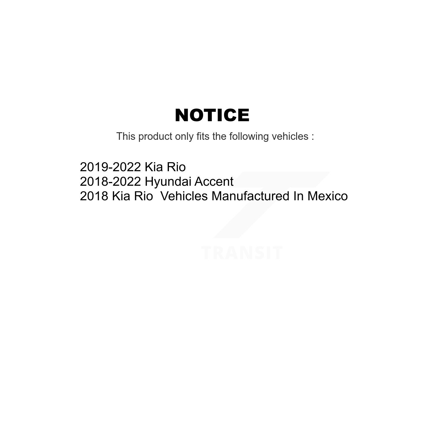 Rear Coated Disc Brake Rotors And Ceramic Pads Kit For Kia Rio Hyundai Accent KGA-103951