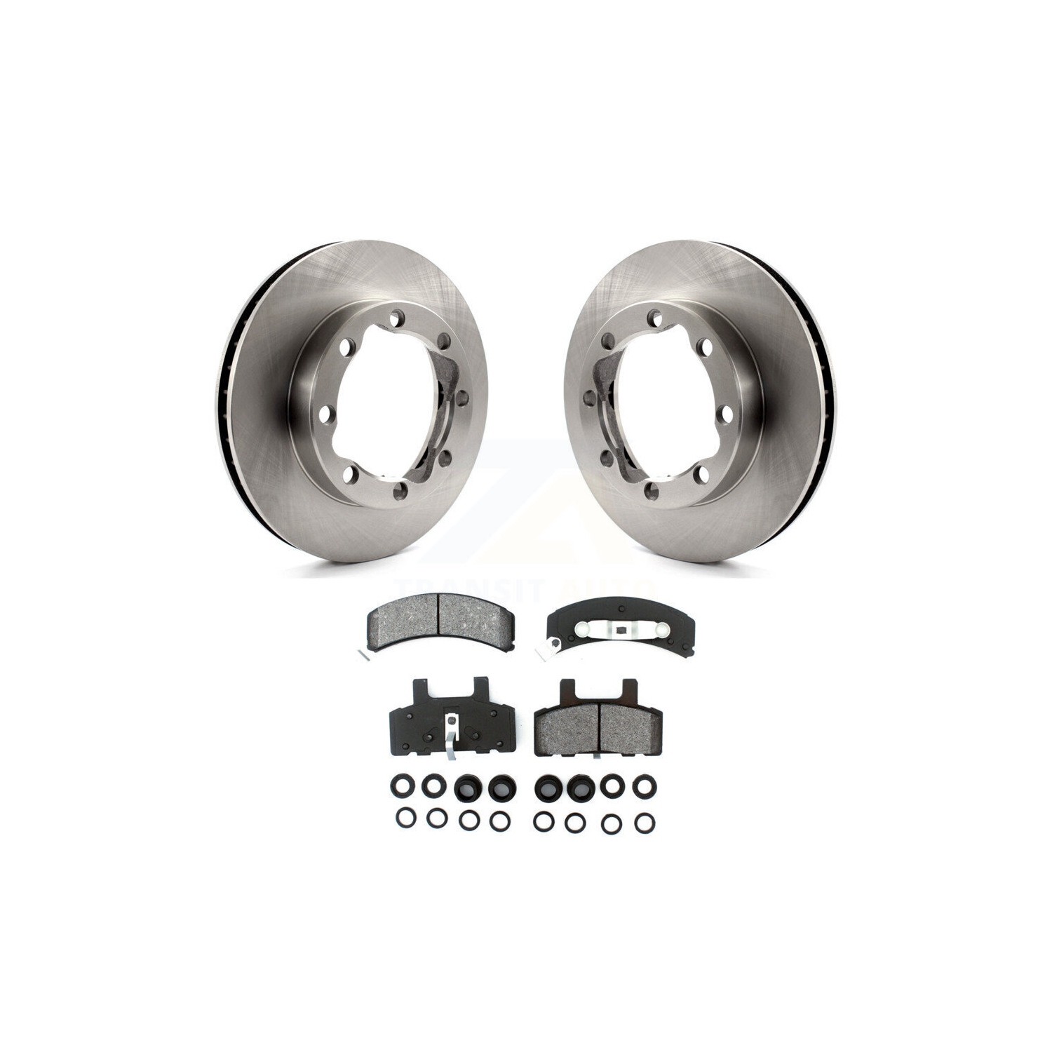 Disques de frein avant et plaquettes semi-métalliques pour GMC K2500 K1500 Suburban Chevrolet K8S-100010