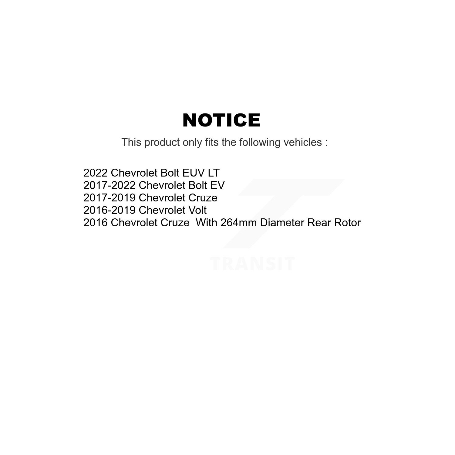 Front Rear Coated Brake Rotors Semi-Metallic Pad Kit For Chevrolet Cruze Bolt EV Volt EUV KGF-100617