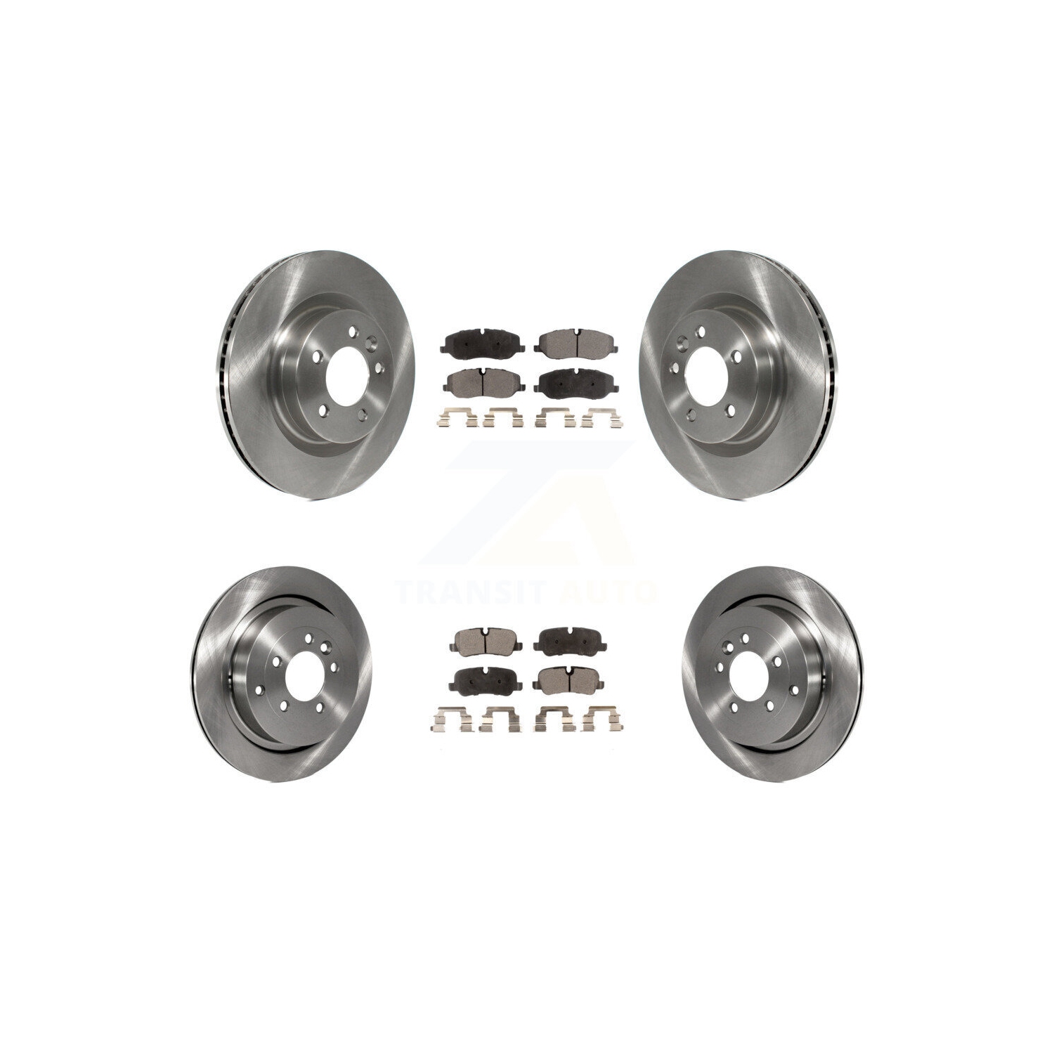 Front Rear Disc Brake Rotors And Ceramic Pads Kit For Land Rover LR3 Range Sport K8T-101300