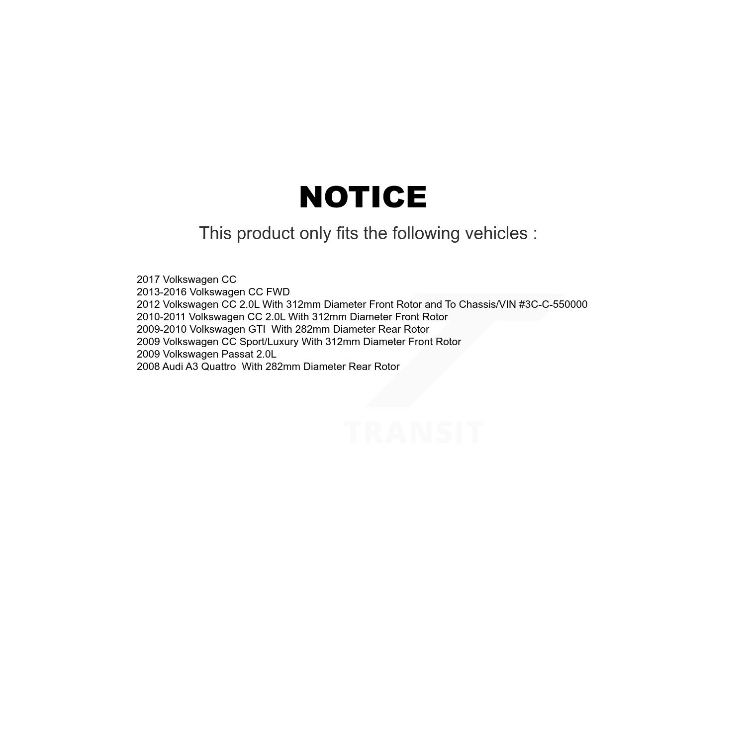 Front Semi-Metallic Rear Ceramic Pad Drill Slot Brake Rotors Kit For Volkswagen CC GTI A3 KDA-101011