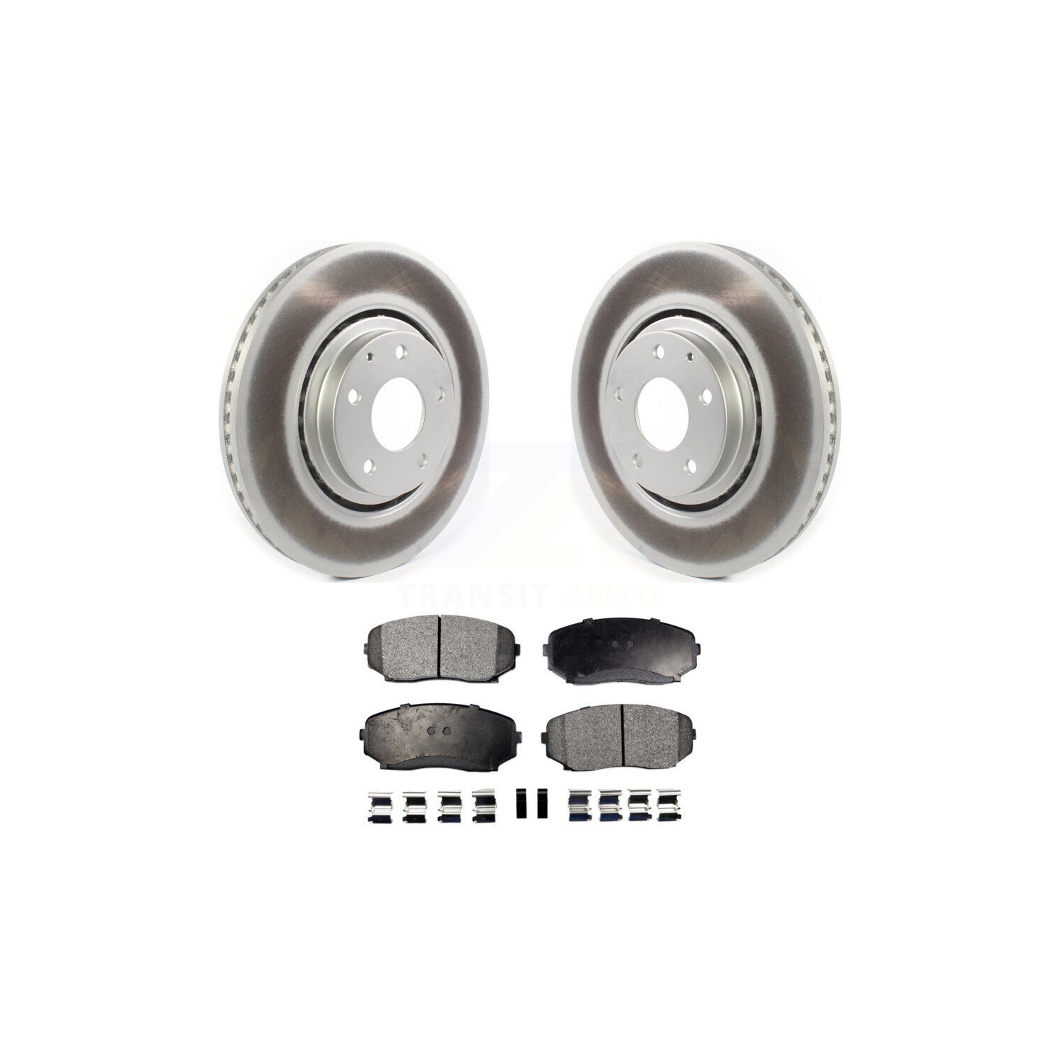 Disques de frein à disque enduits à l'avant et plaquettes semi-métalliques pour Mazda CX-5 CX-9 KGF-101924