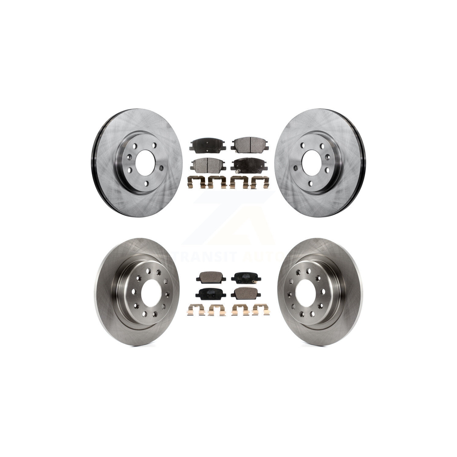 Ensemble disque de frein arrière avant et tampon en céramique pour Chevrolet Malibu avec parking manuel K8T-103222