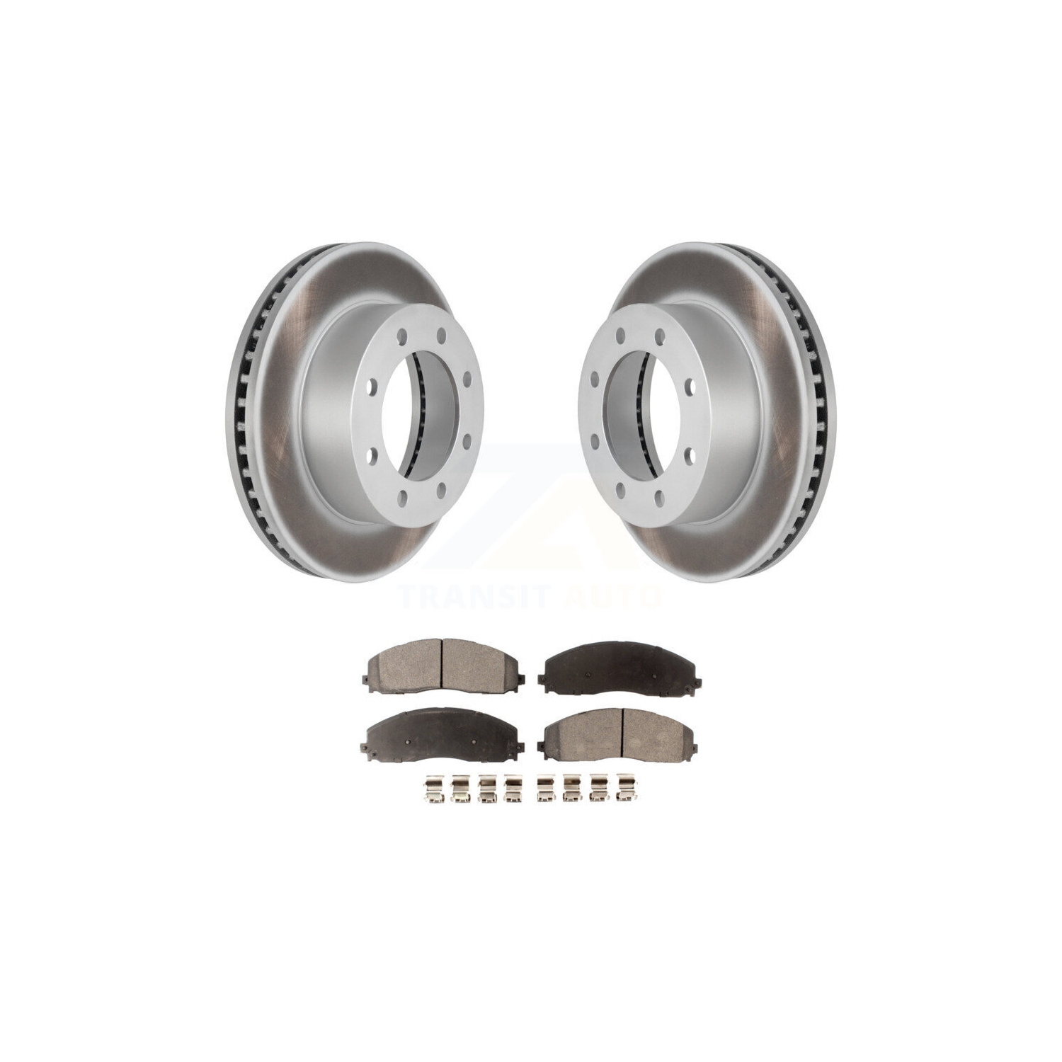 Disques de frein avant recouverts et plaquettes en céramique pour Ford F-250 Super Duty 4WD KGT-102925 2013