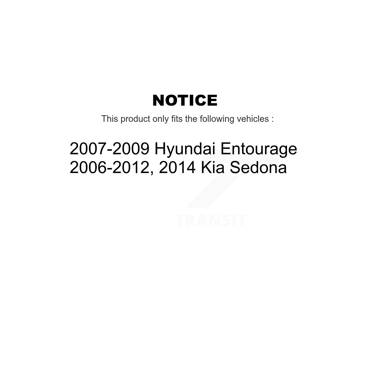 Disques de frein avant et plaquettes semi-métalliques pour Kia Sedona Hyundai entourage K8S-100496