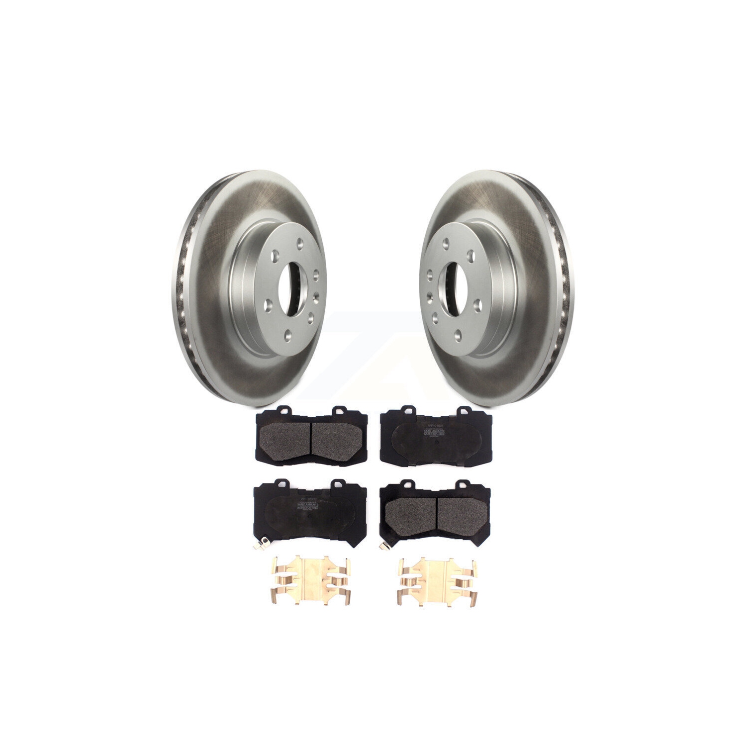 Plaquettes semi-métalliques de disques de frein avant pour Chevrolet Colorado GMC Canyon KGF-101842 2015-2020