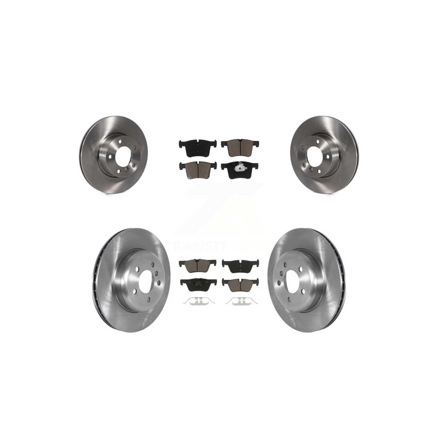 Front Rear Brake Rotors Ceramic Pad Kit For BMW 328i GT xDrive With Blue Painted Calipers K8C-103001