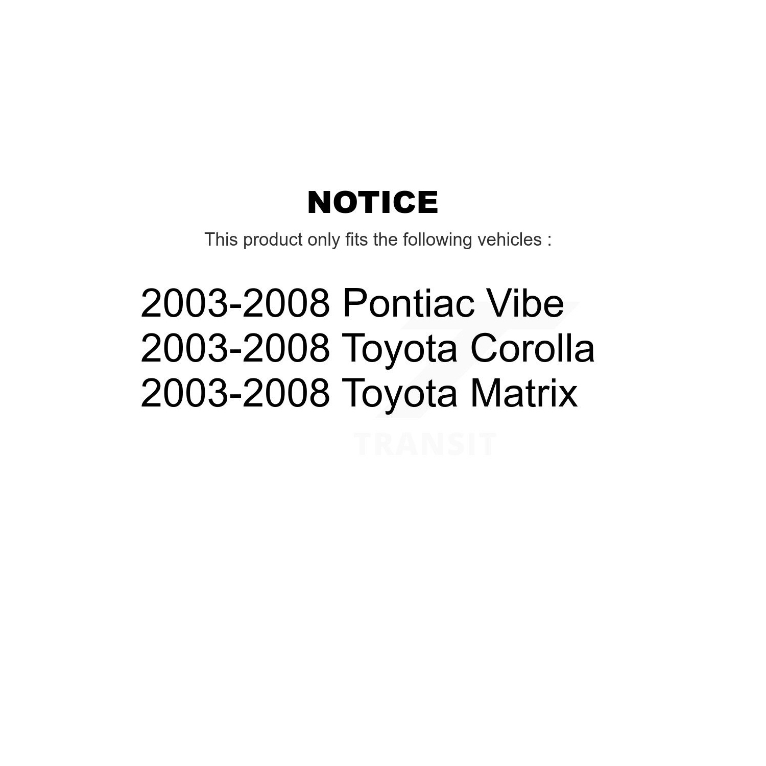 Front Coated Brake Rotor Ceramic Pad Kit For 2003-2008 Toyota Corolla Matrix Pontiac Vibe KGC-100371